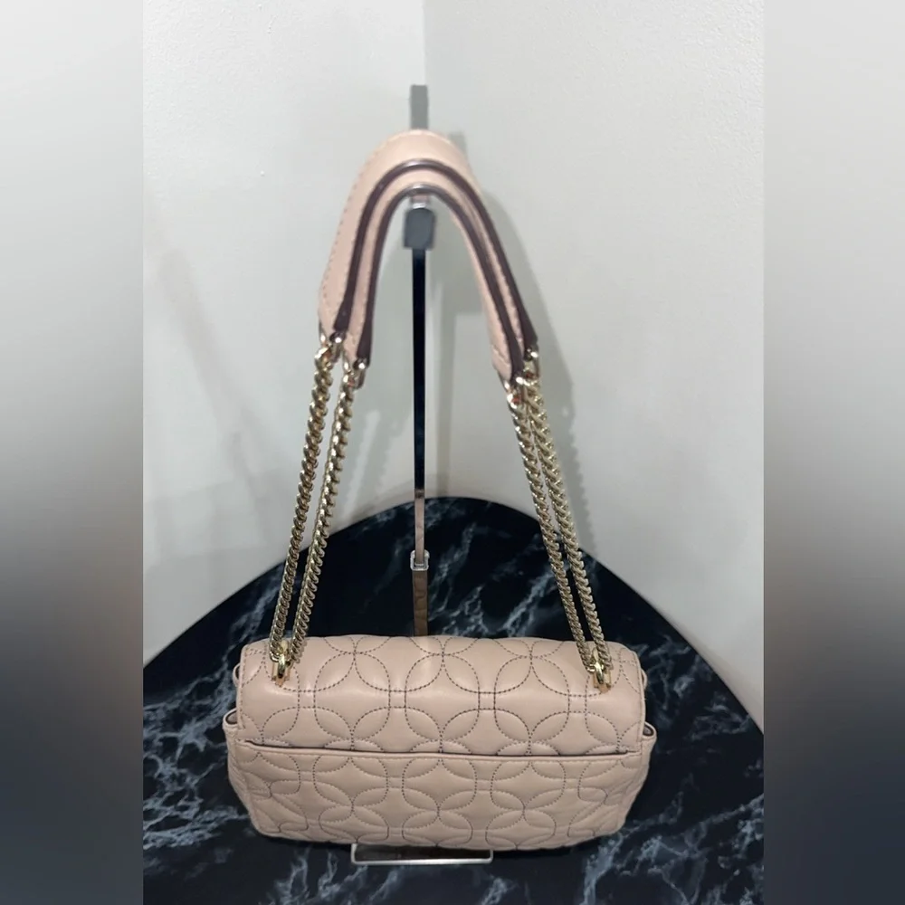 Michael Kors Sloan Large Quilted Chain Shoulder Bag AUTHENTIC - Picture 5 of 14